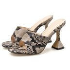 Women High Heel Slippers Ladies Sandals