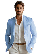 Business Casual Printing Fashionable Jacket Men