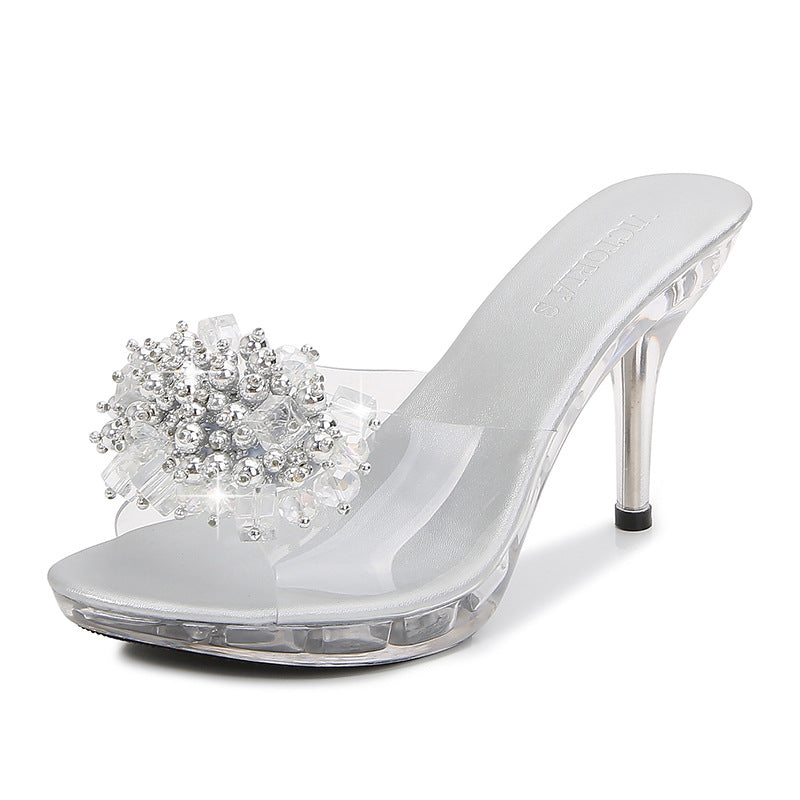 New Slippers High Heels Women Summer Wild Summer Women