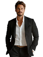 Business Casual Printing Fashionable Jacket Men