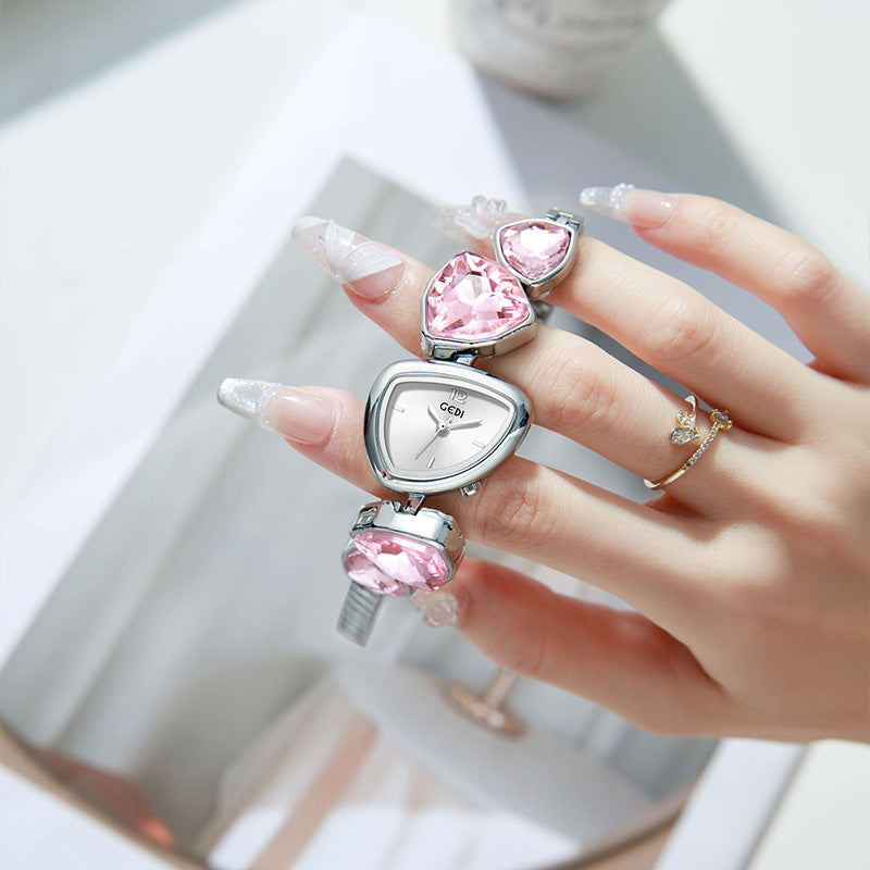 Women's Watches Light Luxury Crystal Diamond Bracelet Watch